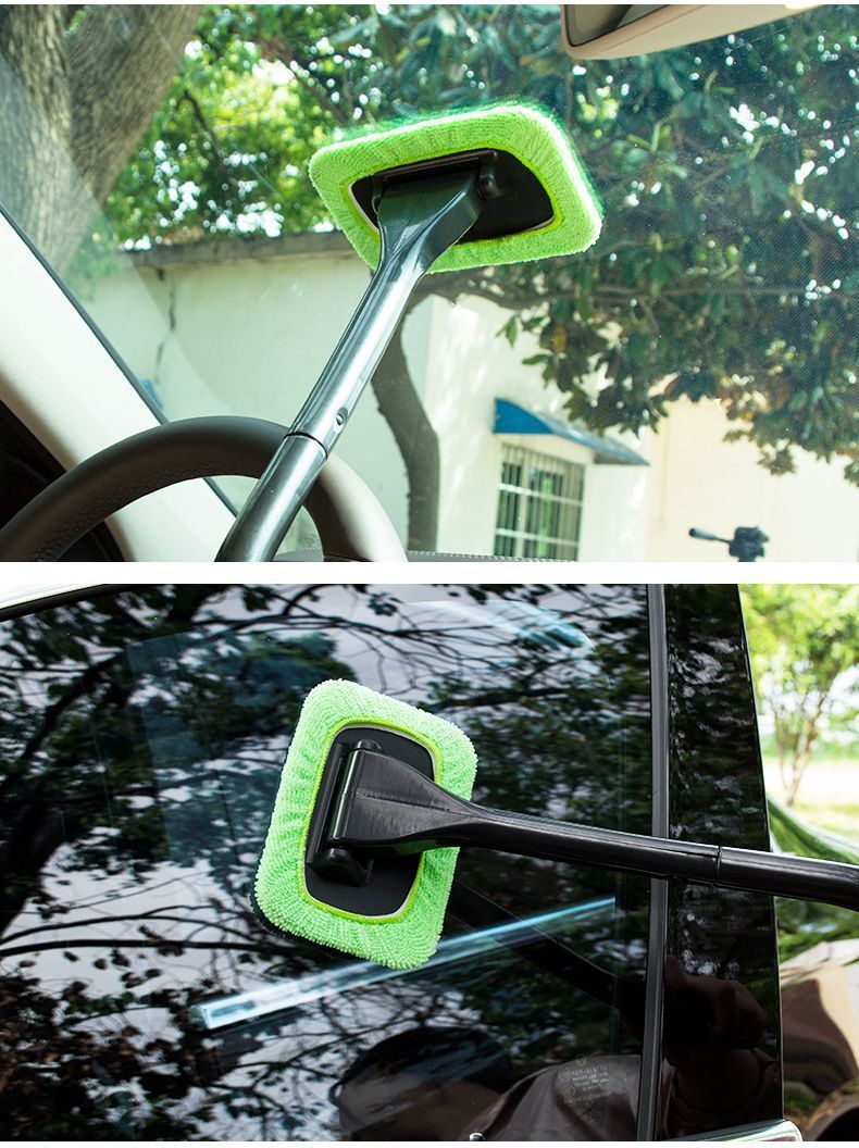 Car Windshield Defog & Cleaning Brush | Auto Glass Dust Removal Tool