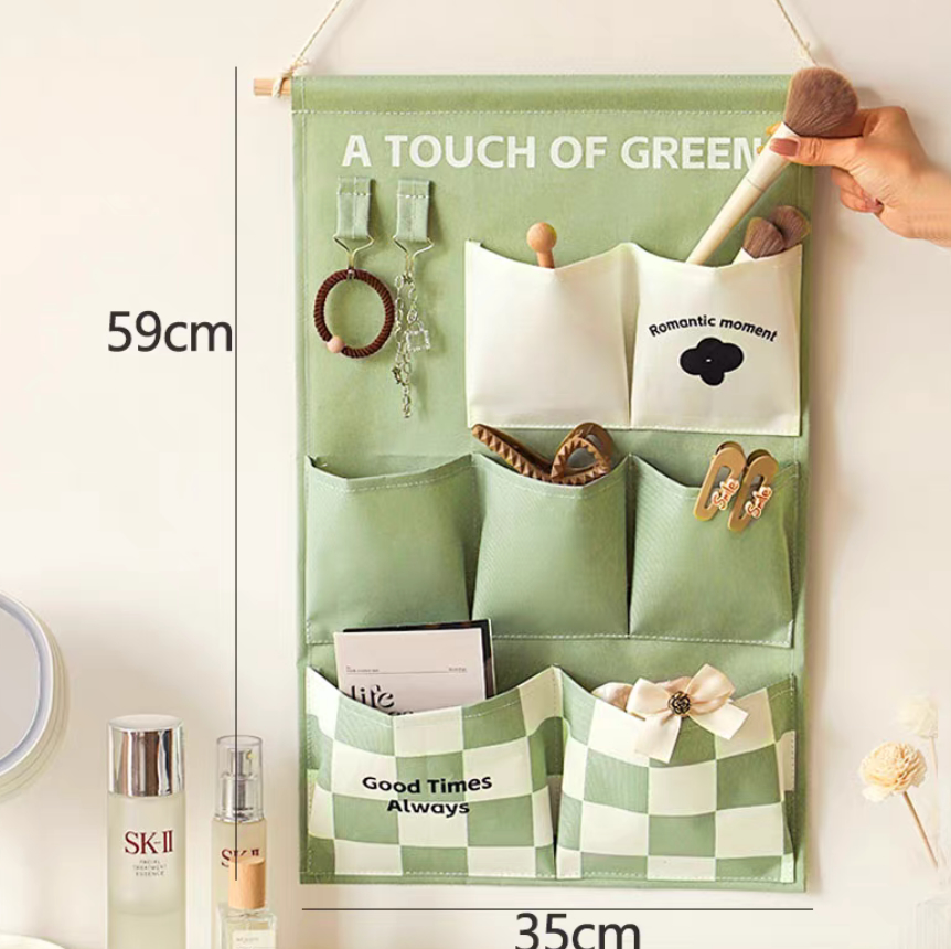 Multi‑Pocket Wall Hanging Fabric Storage Organizer for Home Kitchen Bedroom - Image 5